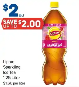 Foodland Lipton Sparkling Ice Tea offer