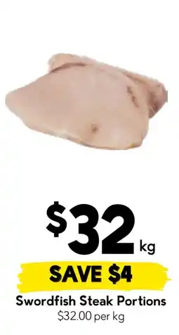 Drakes Swordfish Steak Portions offer