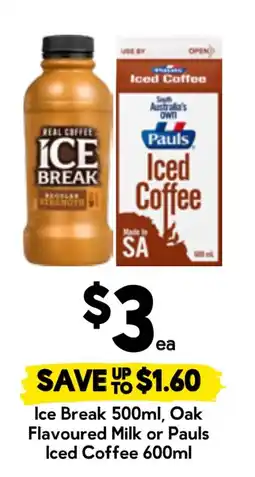 Drakes Ice Break Iced Coffee offer