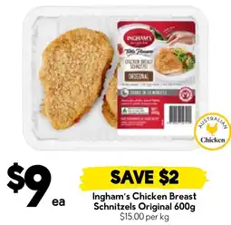 Drakes Ingham's Chicken Breast Schnitzels Original offer