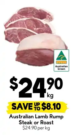 Drakes Australian Lamb Rump Steak or Roast offer