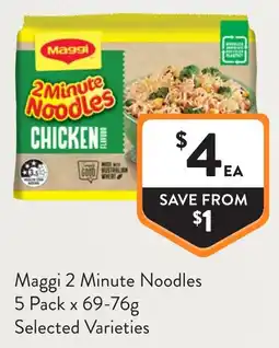 Foodworks Maggi 2 Minute Noodles offer