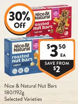 Foodworks Nice & Natural Nut Bars offer