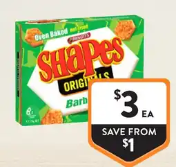 Foodworks Arnott's Shapes Originals offer