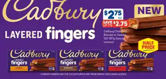 Foodland Cadbury Layered fingers offer