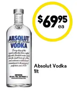 Drakes Absolut Vodka offer