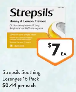 Foodworks Strepsils Soothing Lozenges offer