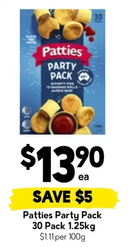 Drakes Patties Party Pack offer
