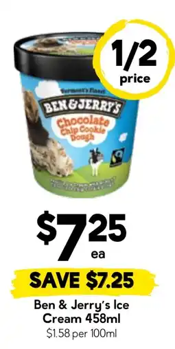 Drakes Ben & Jerry's Ice Cream offer