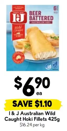 Drakes I & J Australian Wild Caught Hoki Fillets offer