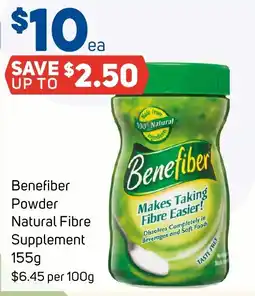Foodland Benefiber Powder Natural Fibre Supplement offer