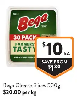Foodworks Bega Cheese Slices offer
