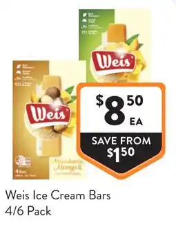 Foodworks Weis Ice Cream Bars offer