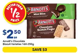 Ritchies Arnott's Chocolate Biscuit Varieties offer