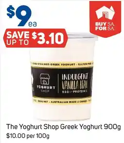 Foodland The Yoghurt Shop Greek Yoghurt offer