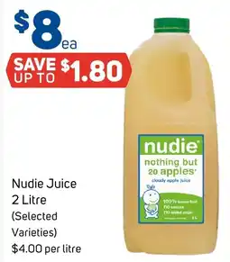 Foodland Nudie Juice offer