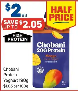 Foodland Chobani Protein Yoghurt offer