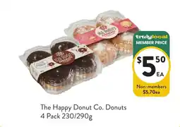 Foodworks The Happy Donut Co. Donuts offer