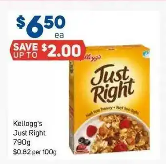 Foodland Kellogg's Just Right offer
