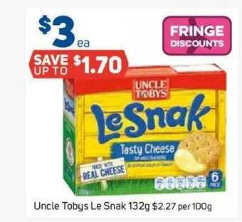 Uncle Tobys Le Snak