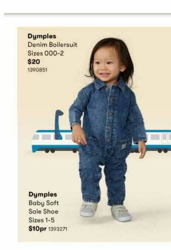 BIG W Dymples Baby Soft Sole Shoe offer