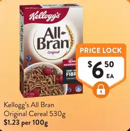 Foodworks Kellogg's All Bran Original Cereal offer