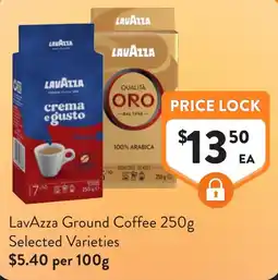 Foodworks LavAzza Ground Coffee Selected Varieties offer