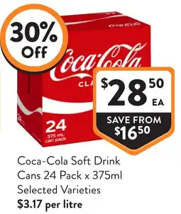 Foodworks Coca-Cola Soft Drink offer