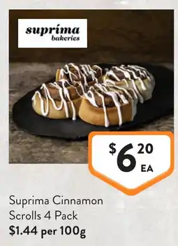 Foodworks Suprima Cinnamon Scrolls offer