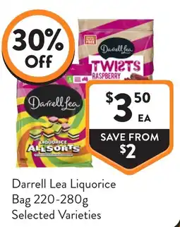 Foodworks Darrell Lea Liquorice Allsorts offer