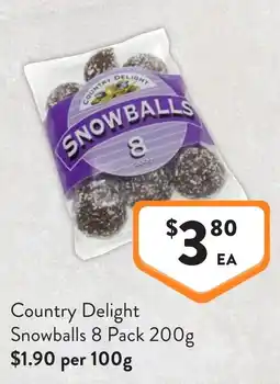 Foodworks Country Delight Snowballs offer