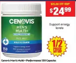 Chemist Warehouse Cenovis Men's Multi + Performance offer
