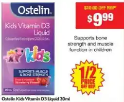 Chemist Warehouse Ostelin Kids Vitamin D3 Liquid offer