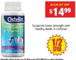 Chemist Warehouse Ostelin Kids Calcium & Vitamin D3 offer