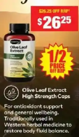 Chemist Warehouse Olive Leaf Extract High Strength Caps offer