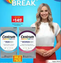 Chemist Warehouse Centrum For Men or Women 50+ offer