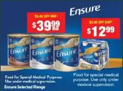 Chemist Warehouse Ensure Selected Range offer