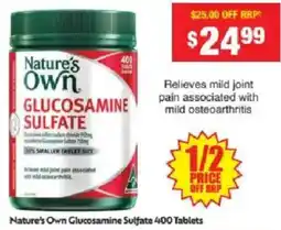 Chemist Warehouse Nature's Own Glucosamine Sulfate offer