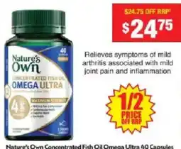 Chemist Warehouse Nature's Own Concentrated Fish Oil Omega Ultra offer