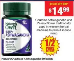 Chemist Warehouse Nature's Own Sleep + Ashwagandha offer