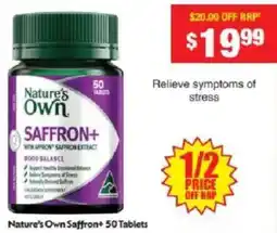 Chemist Warehouse Nature's Own Saffron+ offer