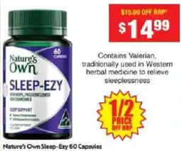 Chemist Warehouse Nature's Own Sleep-Ezy offer