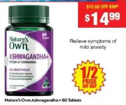 Chemist Warehouse Nature's Own Ashwagandha offer