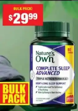 Chemist Warehouse Nature's Own Complete Sleep Advanced offer