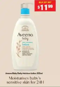 Chemist Warehouse Aveeno baby daily moisture lotion offer