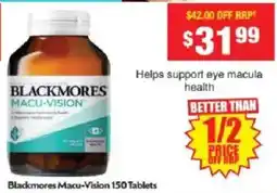 Chemist Warehouse Blackmores Macu-Vision offer