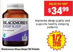 Chemist Warehouse Blackmores Deep Sleep offer