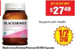 Chemist Warehouse Blackmores Evening Primrose Oil offer