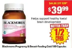Chemist Warehouse Blackmores Pregnancy & Breast-Feeding Gold offer