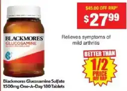 Chemist Warehouse Blackmores Glucosamine Sulfate offer